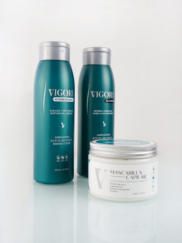 Kit Completo Vigori (Shampoo + Acondicionador + Mascarilla) - Imagen 2